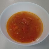 トマトのスープ(^^♪チーズ味